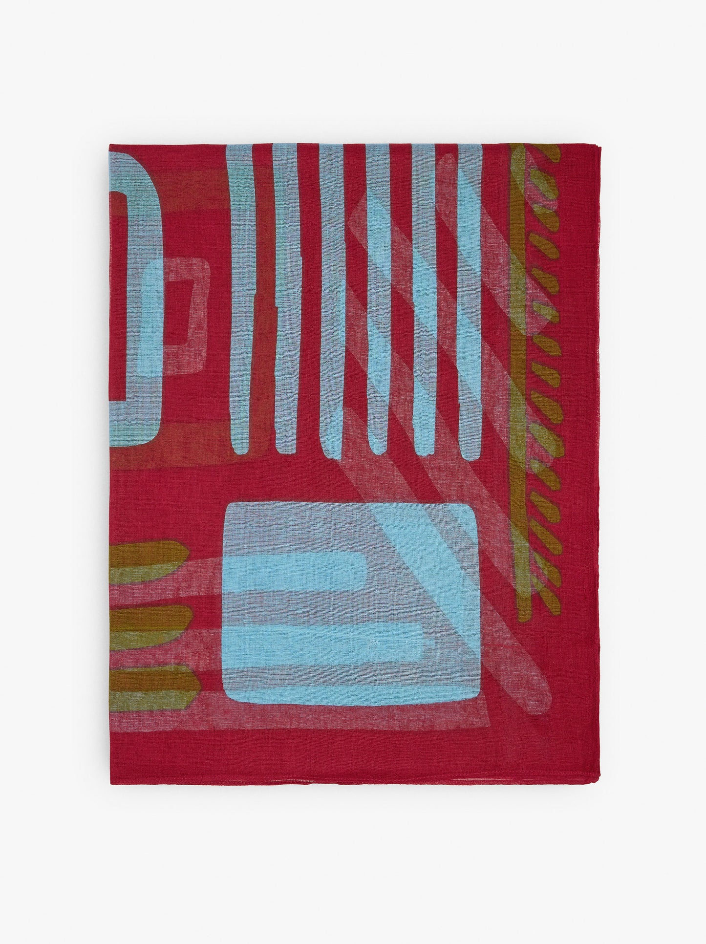 Printed Scarf With 100% Cotton