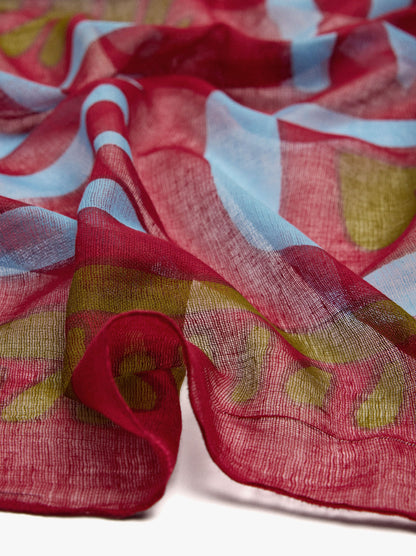 Printed Scarf With 100% Cotton