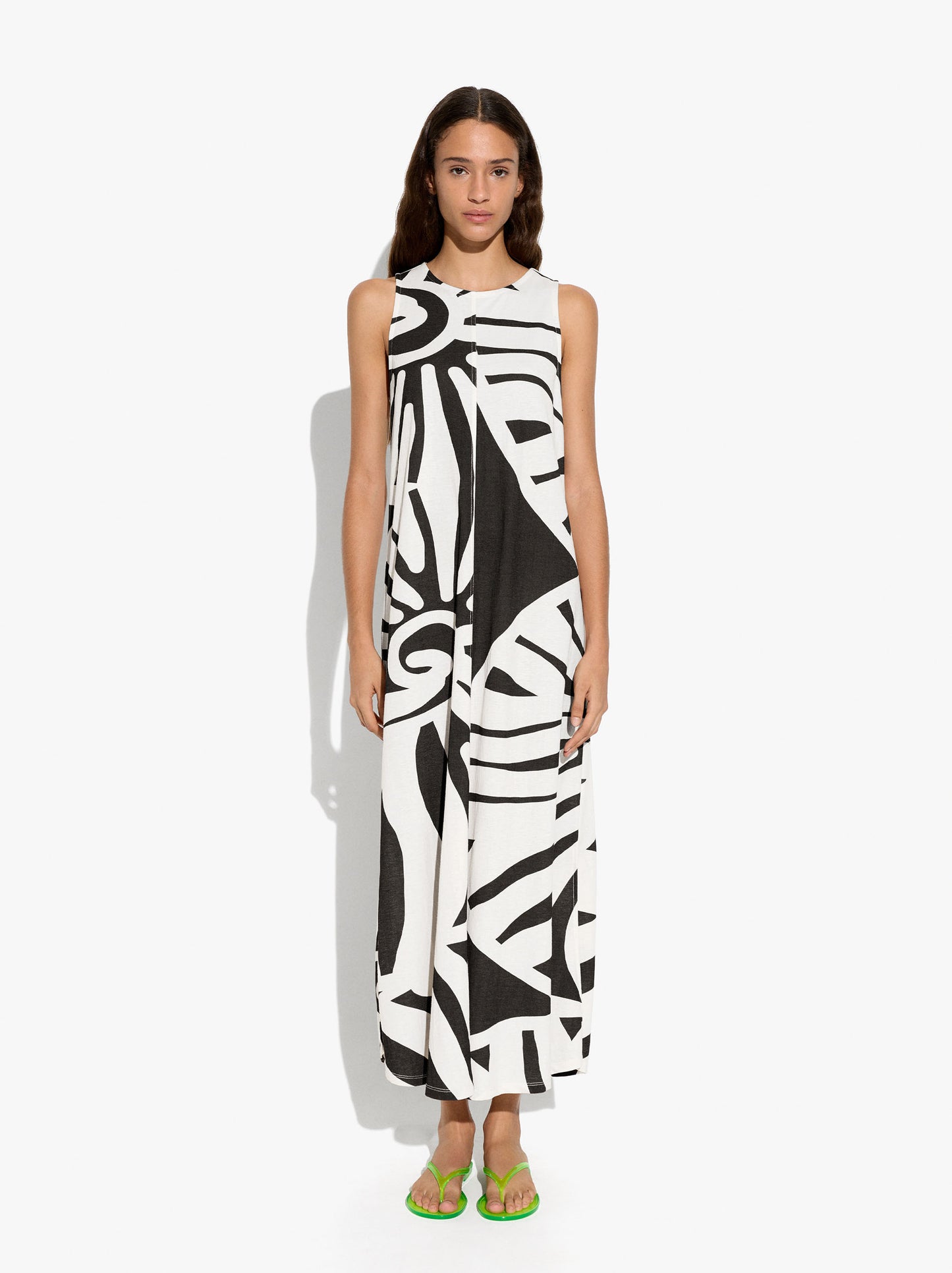 Long Printed Dress