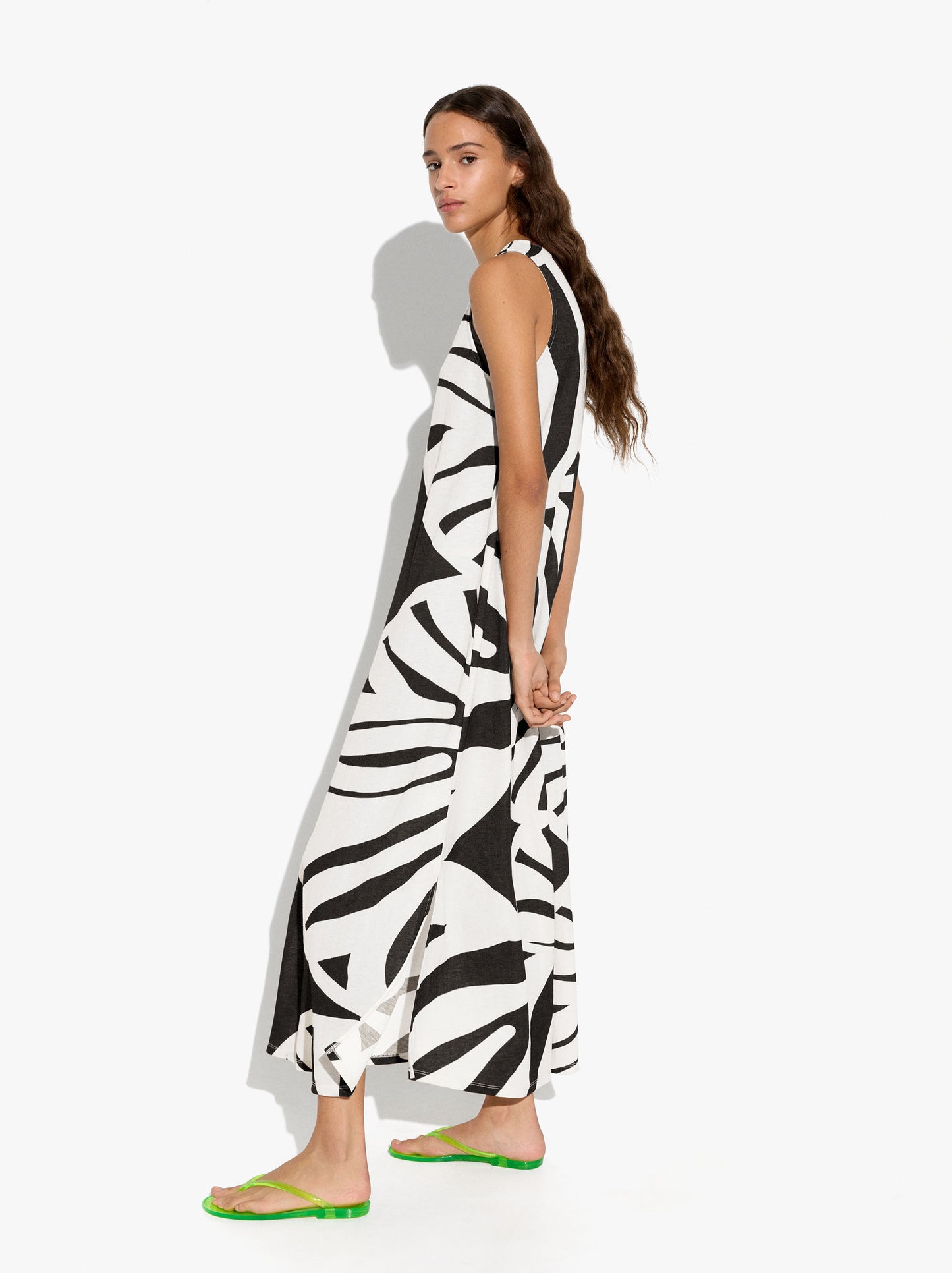 Long Printed Dress