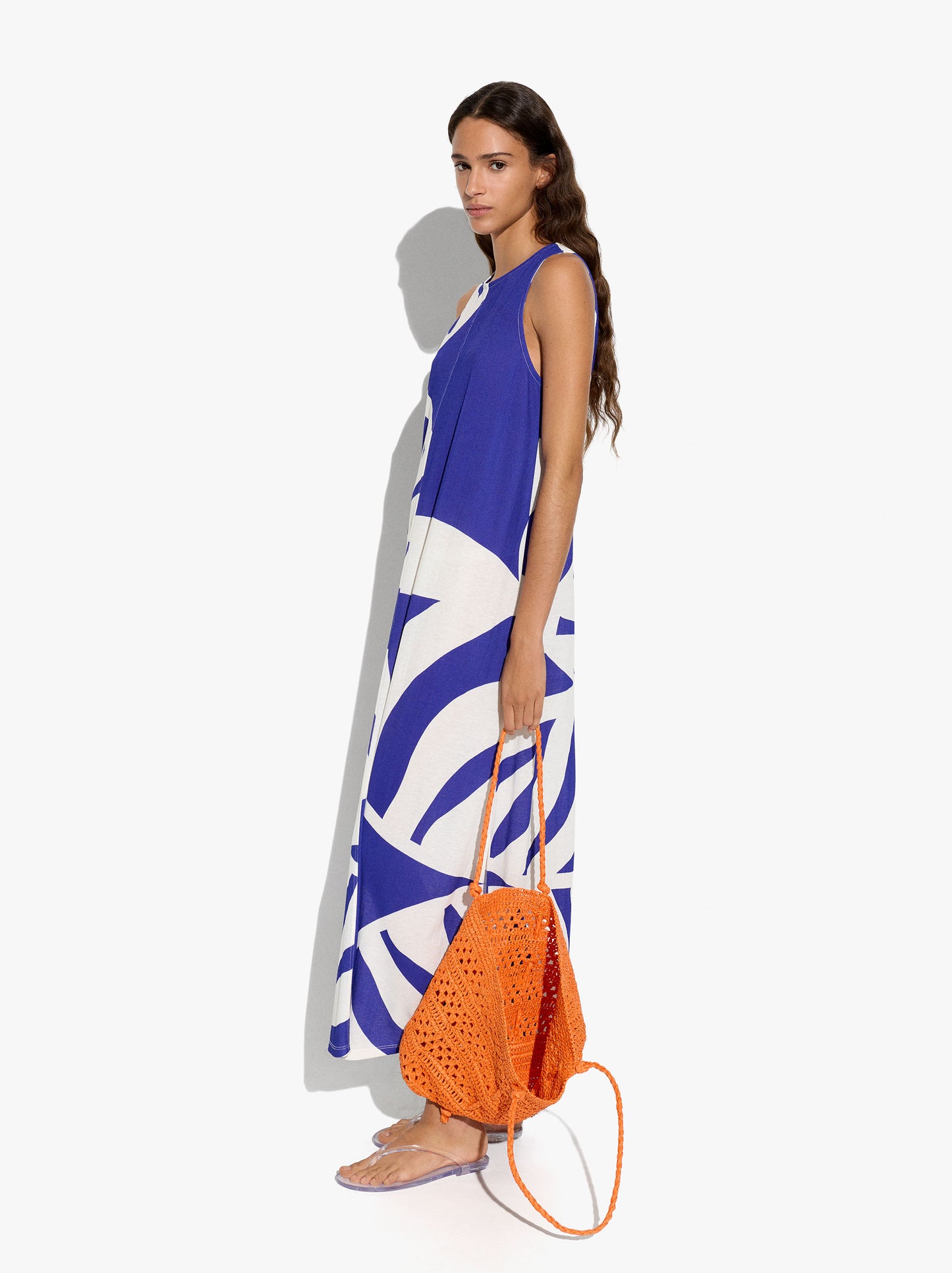 Long Printed Dress