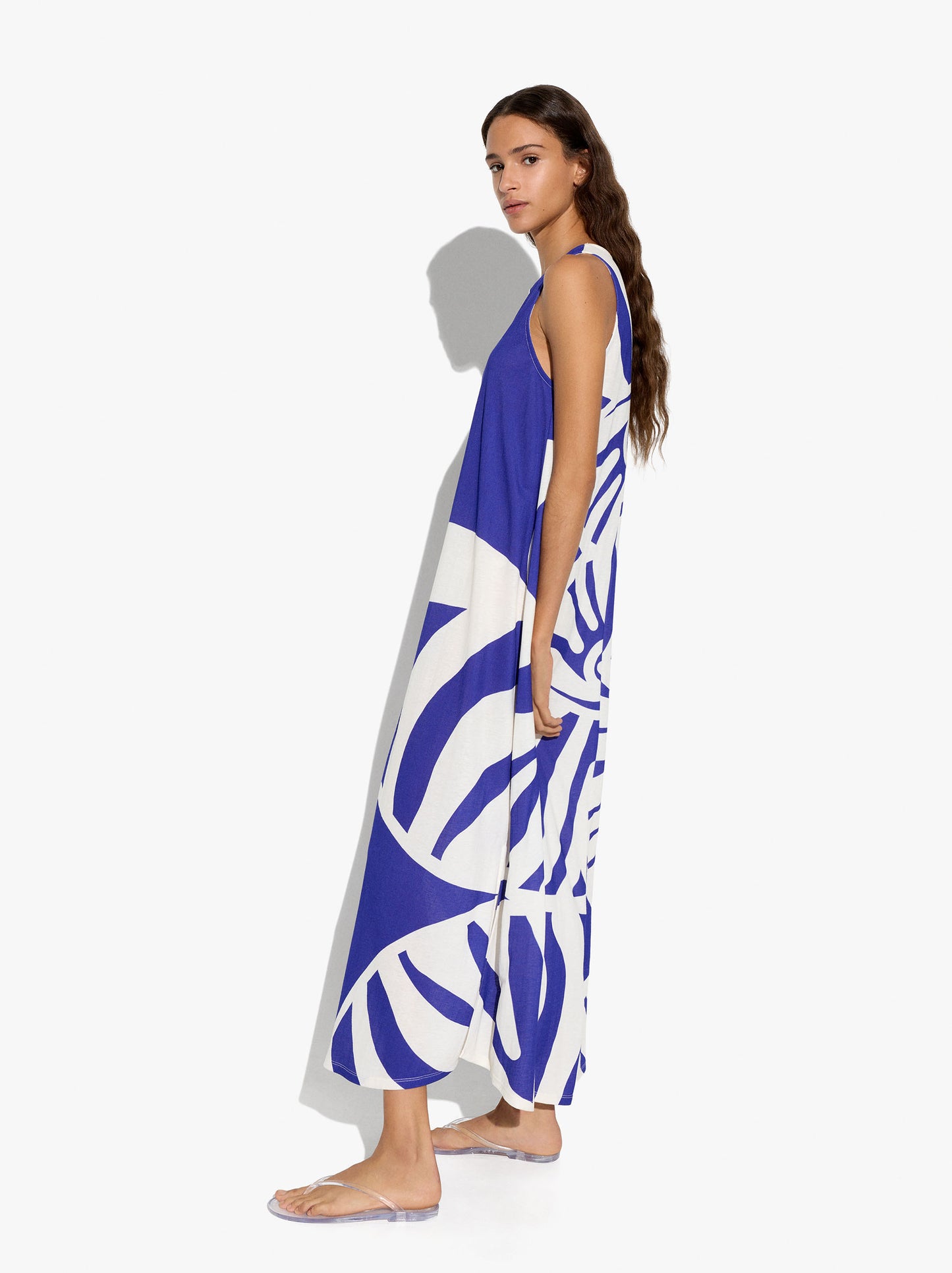 Long Printed Dress