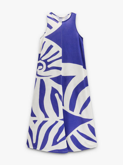 Long Printed Dress
