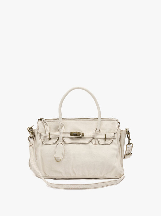 Tote Bag Canvas With Crossbody Bag