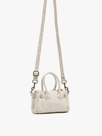 Crossbody Bag Canvas With Pendant