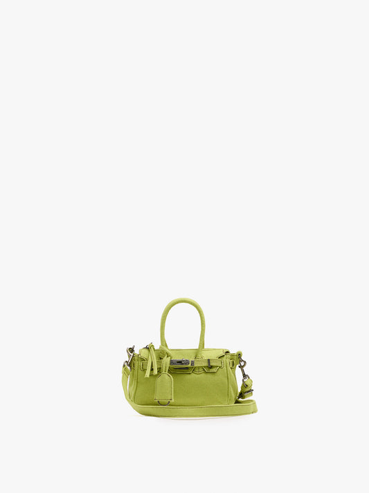 Crossbody Bag Canvas With Pendant