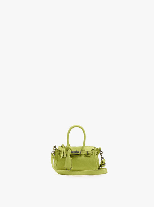 Crossbody Bag Canvas With Pendant