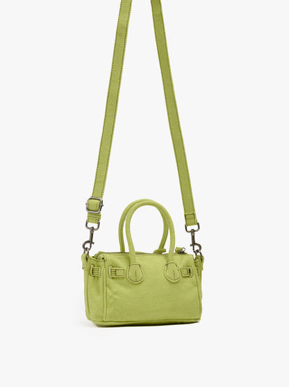 Crossbody Bag Canvas With Pendant