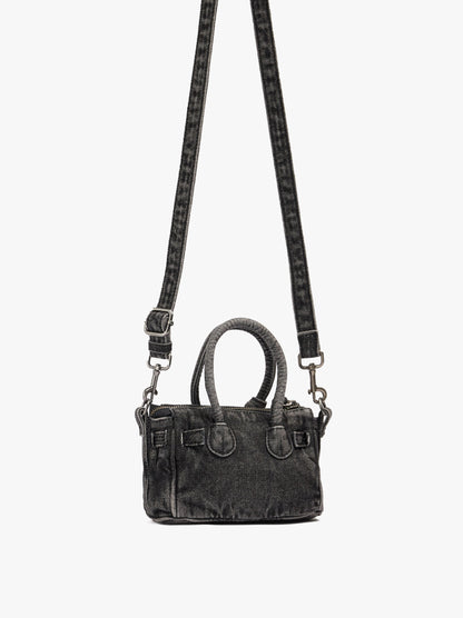 Crossbody Bag Denim With Pendant