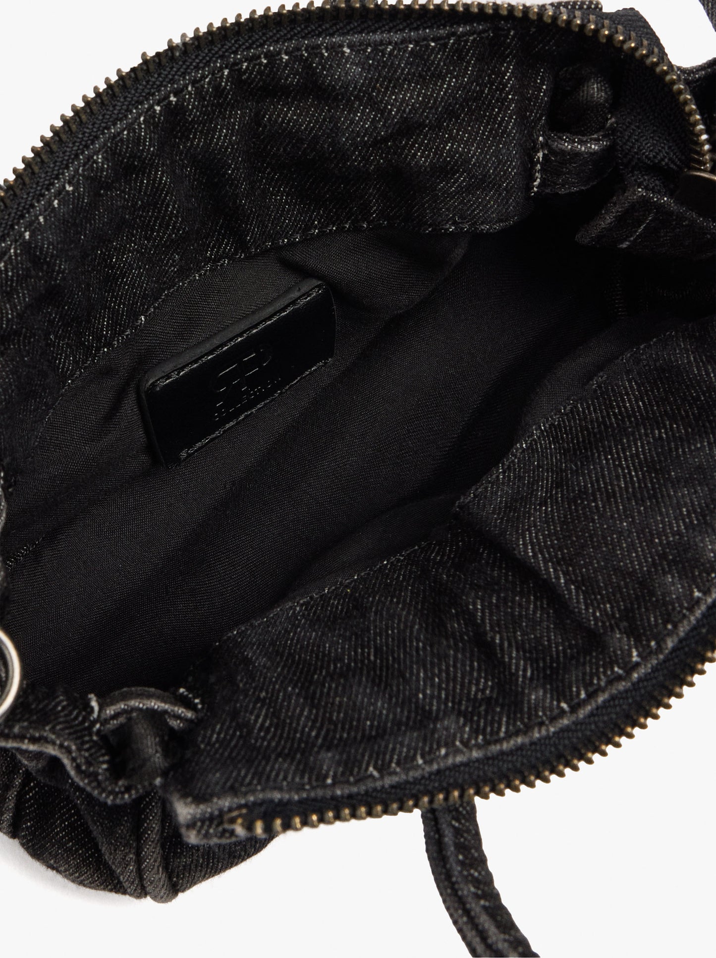 Crossbody Bag Denim With Pendant