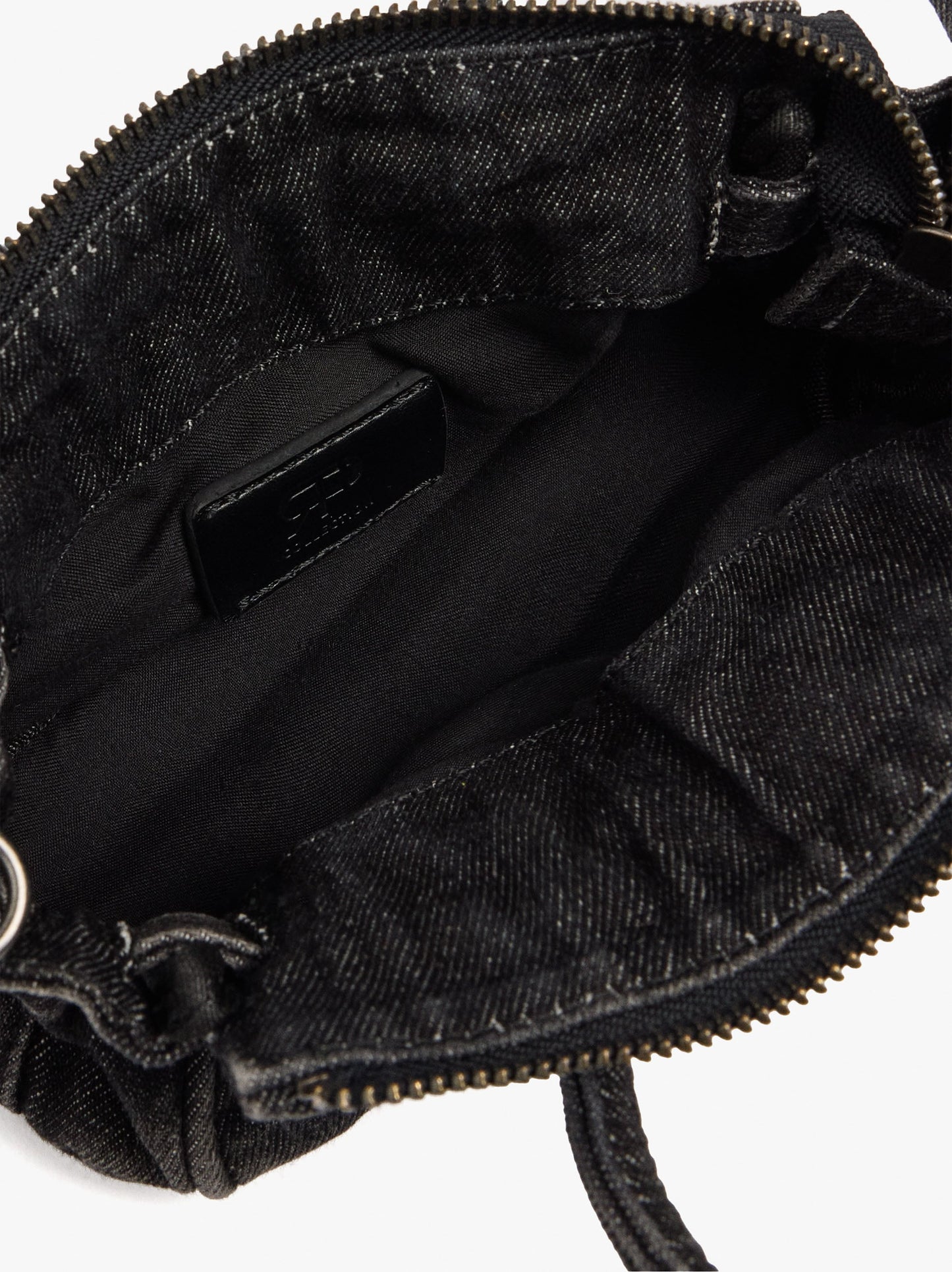 Crossbody Bag Denim With Pendant