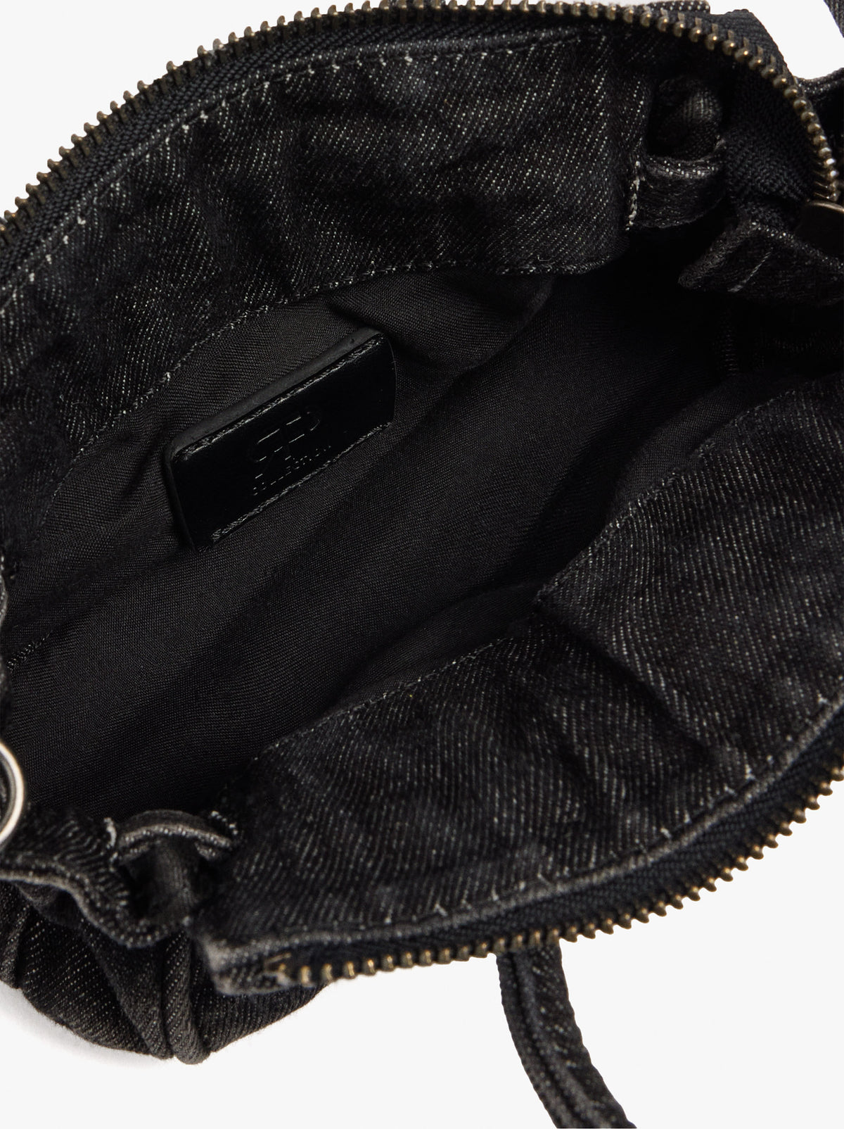 Crossbody Bag Denim With Pendant