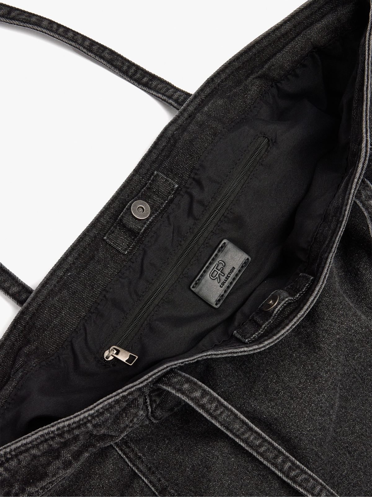 Shopper Denim Bag With Pendant