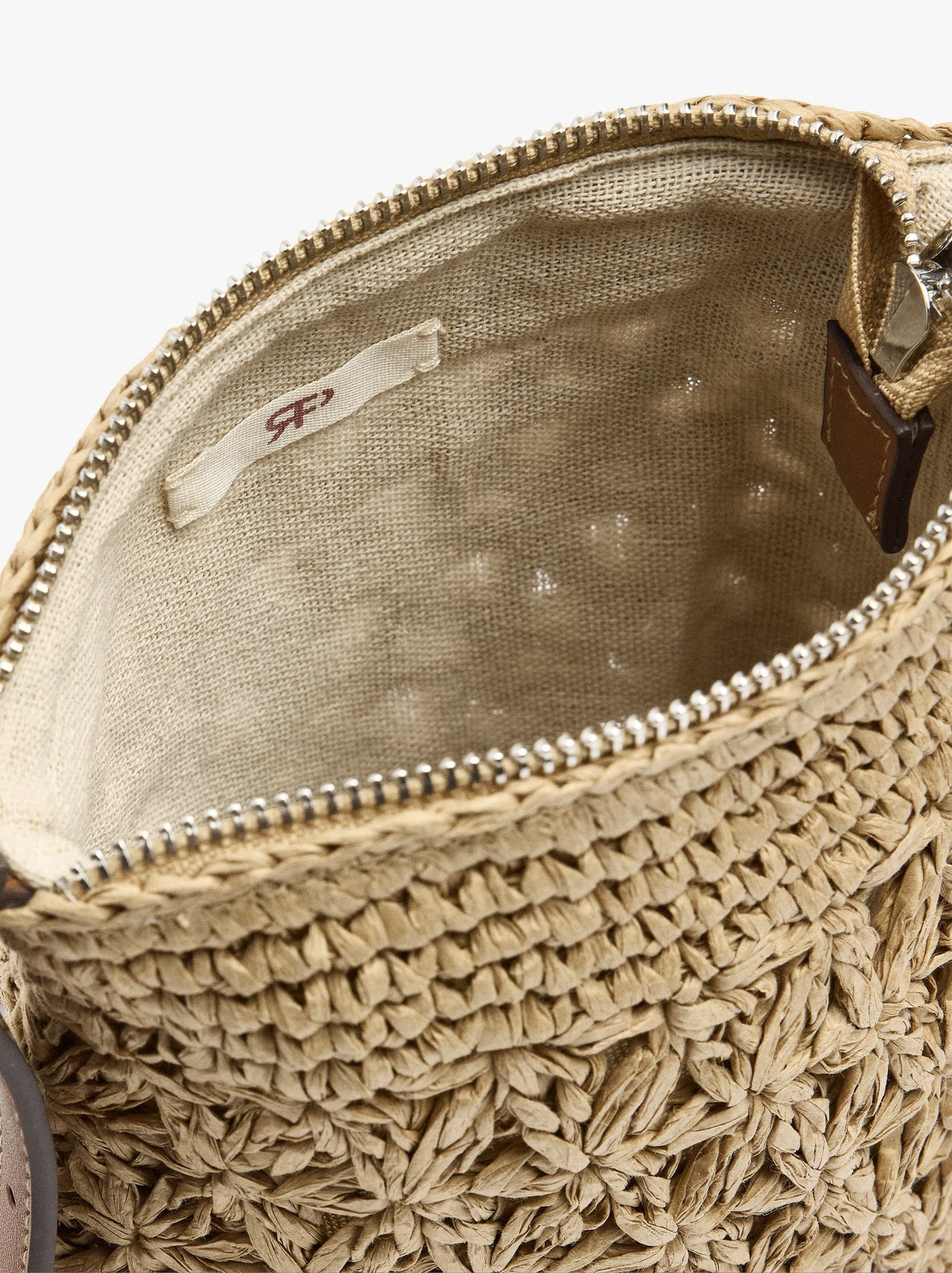 Mobile Phone Bag Paper Straw With Strap