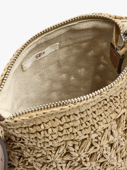 Mobile Phone Bag Paper Straw With Strap