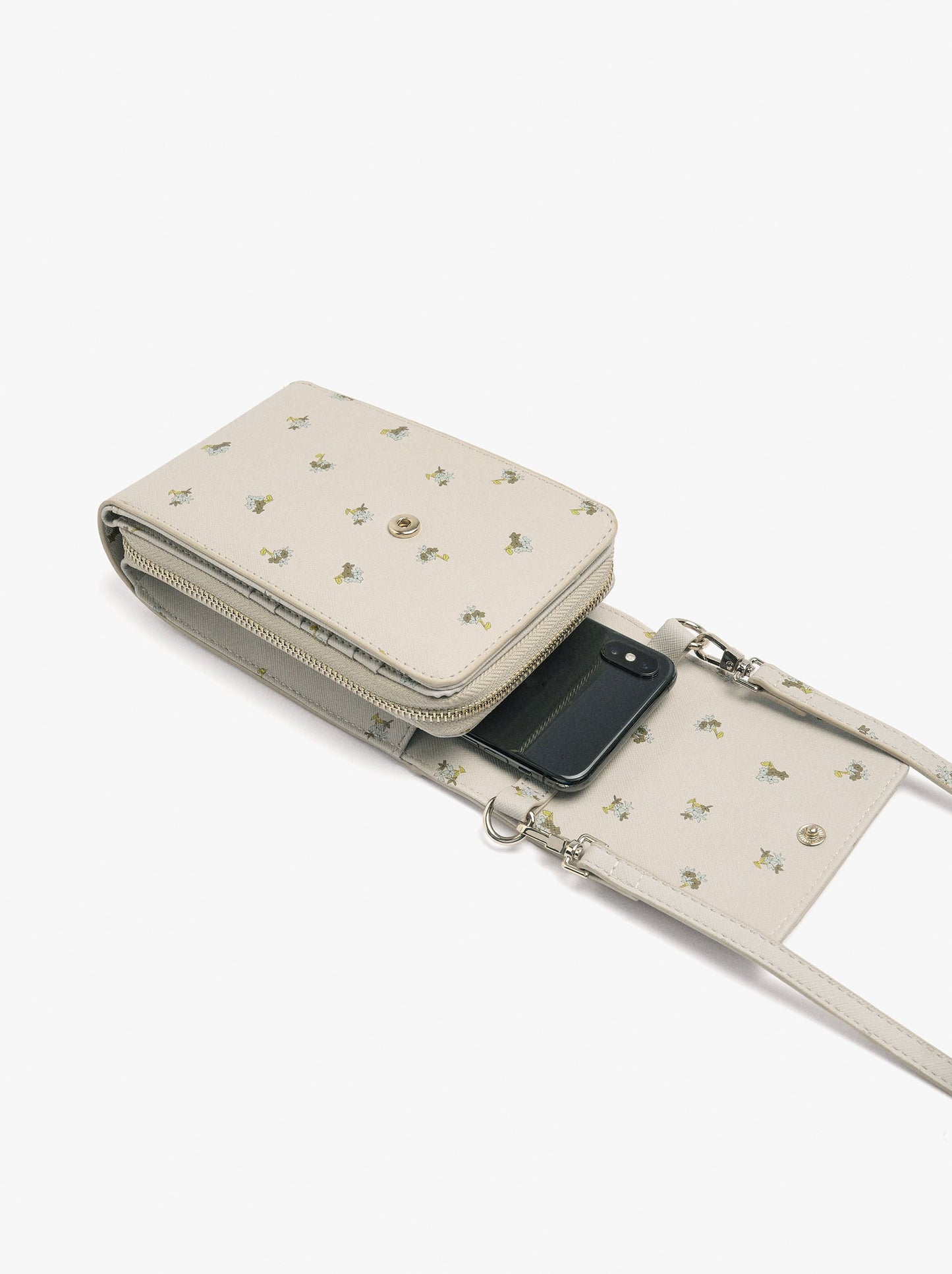 Mobile Phone Bag With Floral Printed