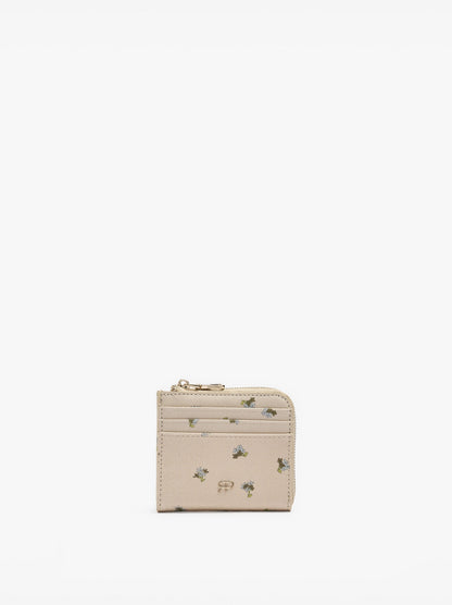 Floral Print Card Holder