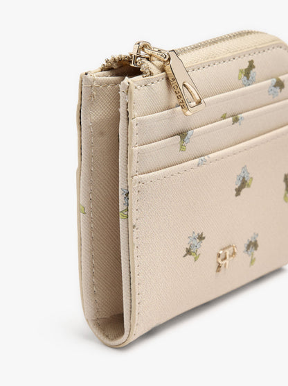 Floral Print Card Holder
