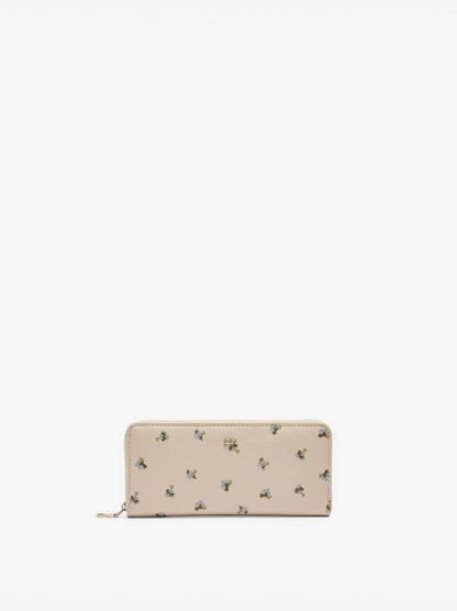Wallet Printed With Floral L