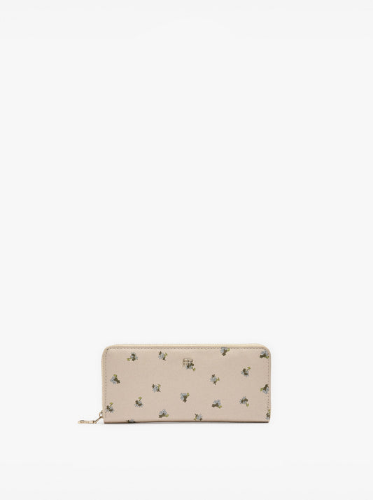 Wallet Printed With Floral L