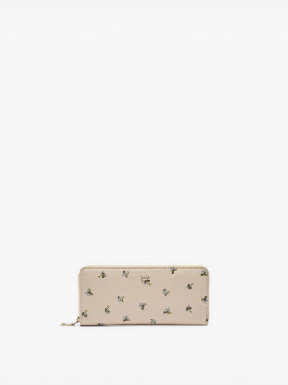 Wallet Printed With Floral L