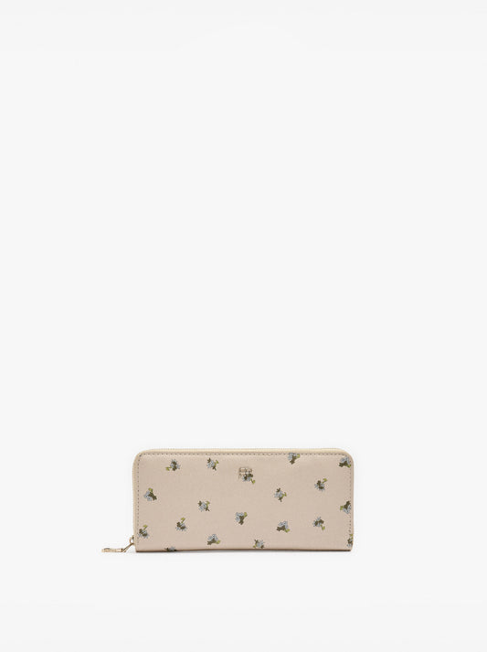 Wallet Printed With Floral L