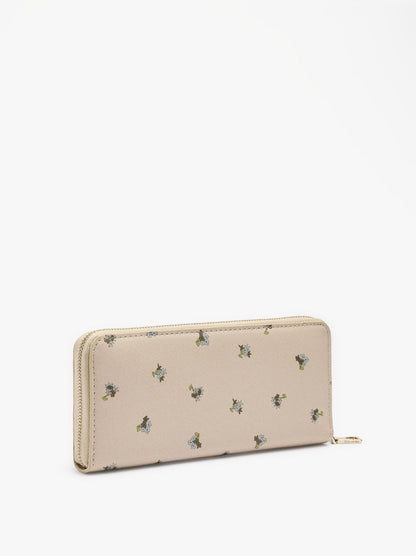 Wallet Printed With Floral L