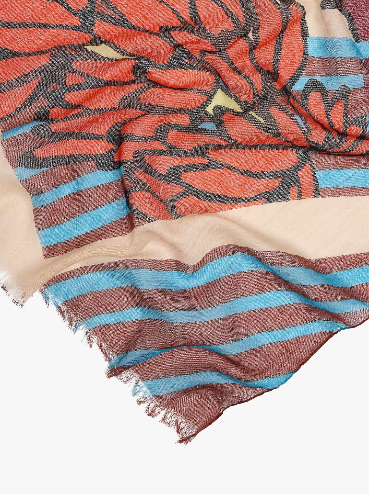 Printed Scarf With 100% Cotton