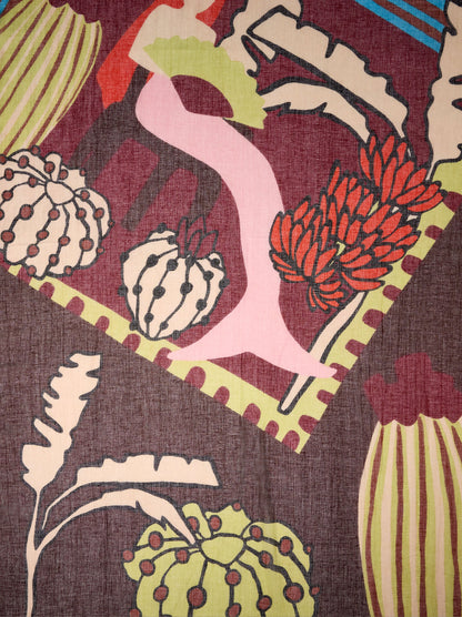 Printed Scarf With 100% Cotton