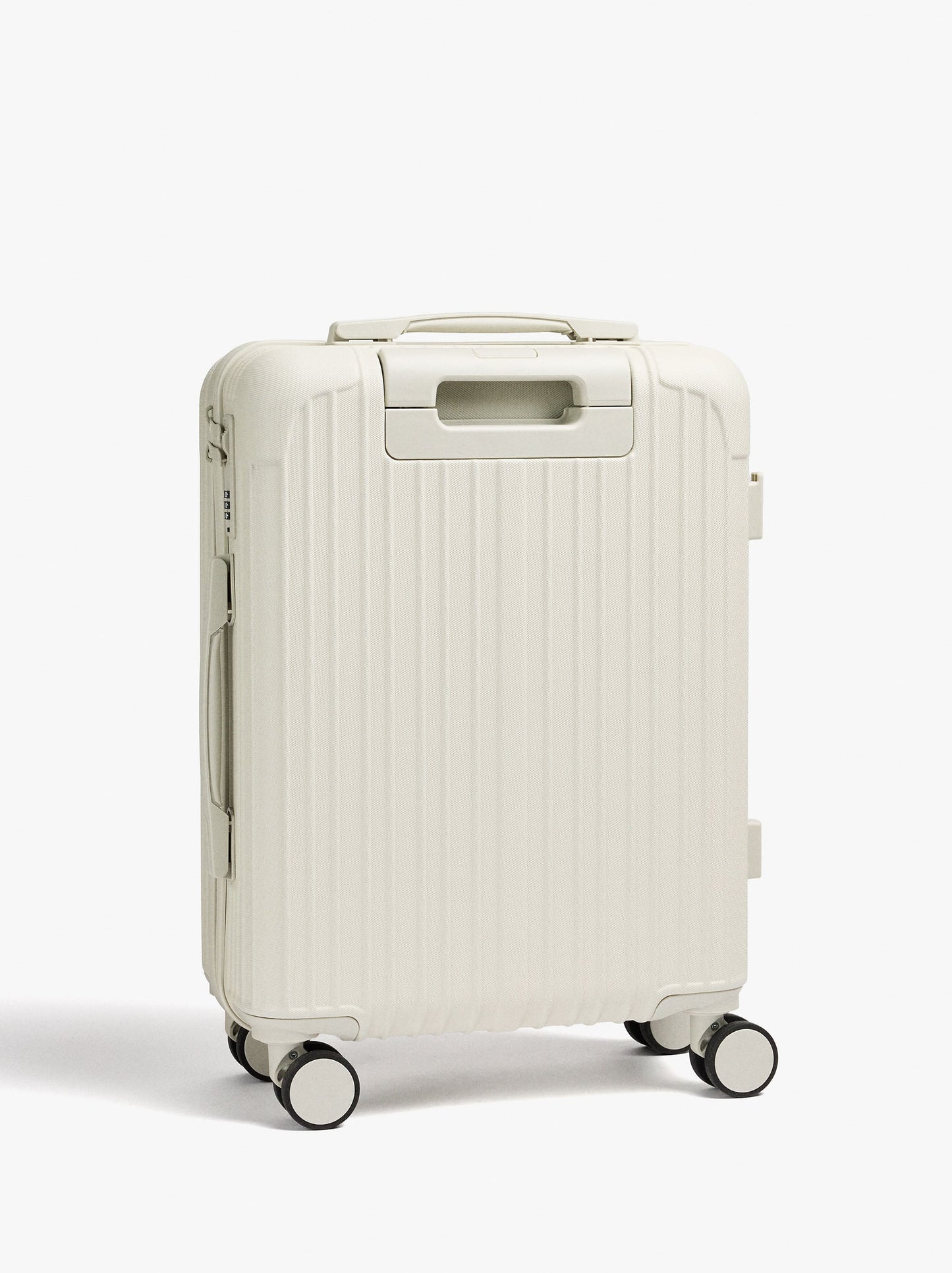 Striped Travel Suitcase M