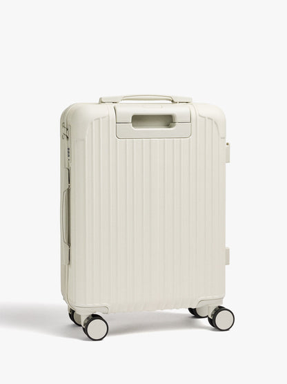 Striped Travel Suitcase M