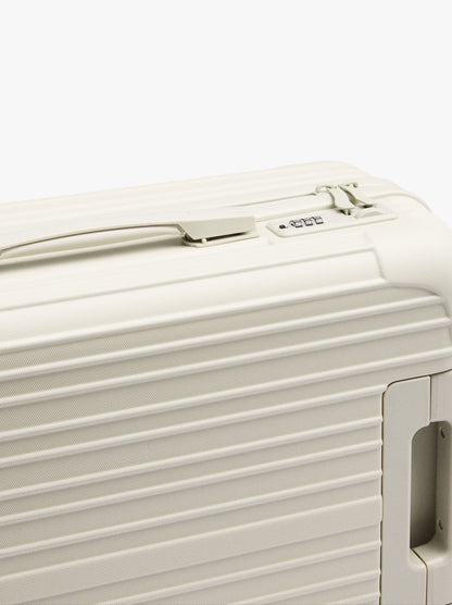 Striped Travel Suitcase M