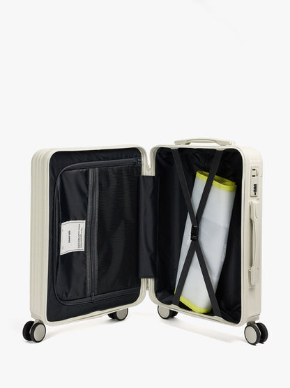 Striped Travel Suitcase M