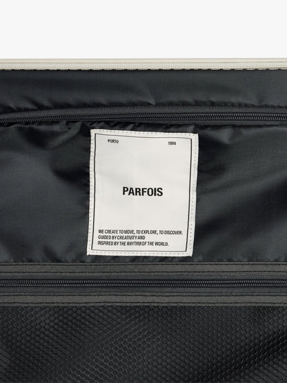 Striped Travel Suitcase M