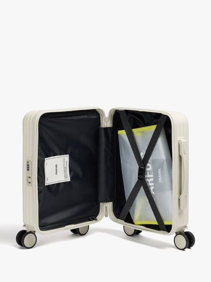 Striped Travel Suitcase S