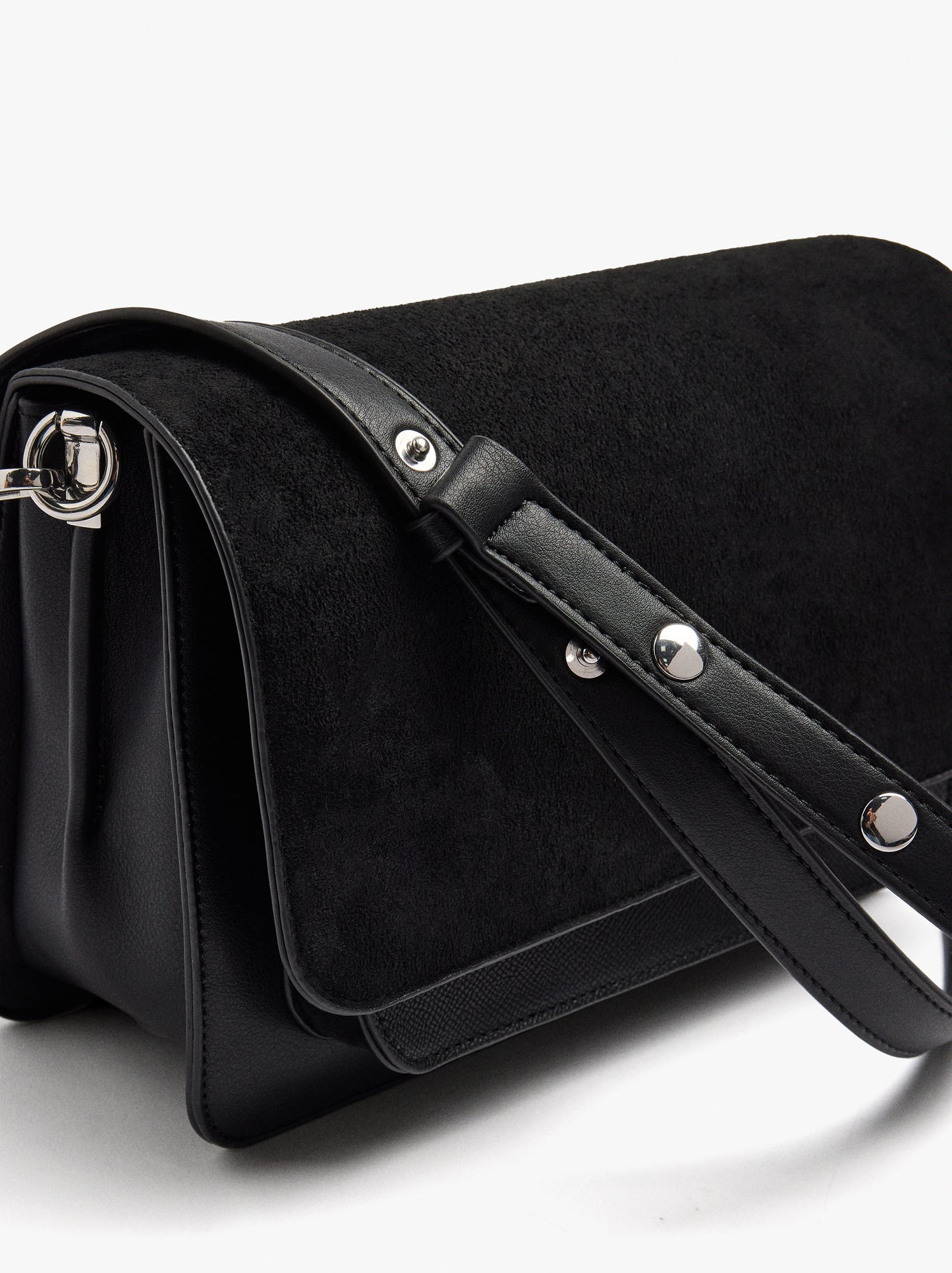 Crossbody Bag With Flap Soft Texture