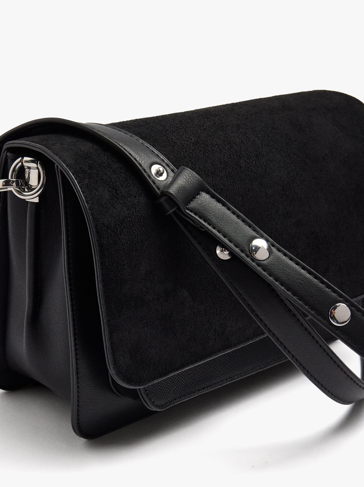 Crossbody Bag With Flap Soft Texture