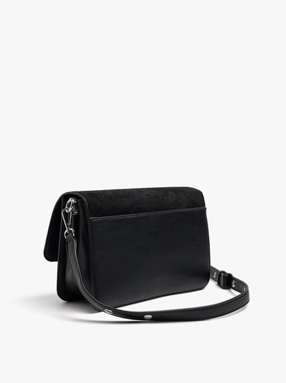 Crossbody Bag With Flap Soft Texture