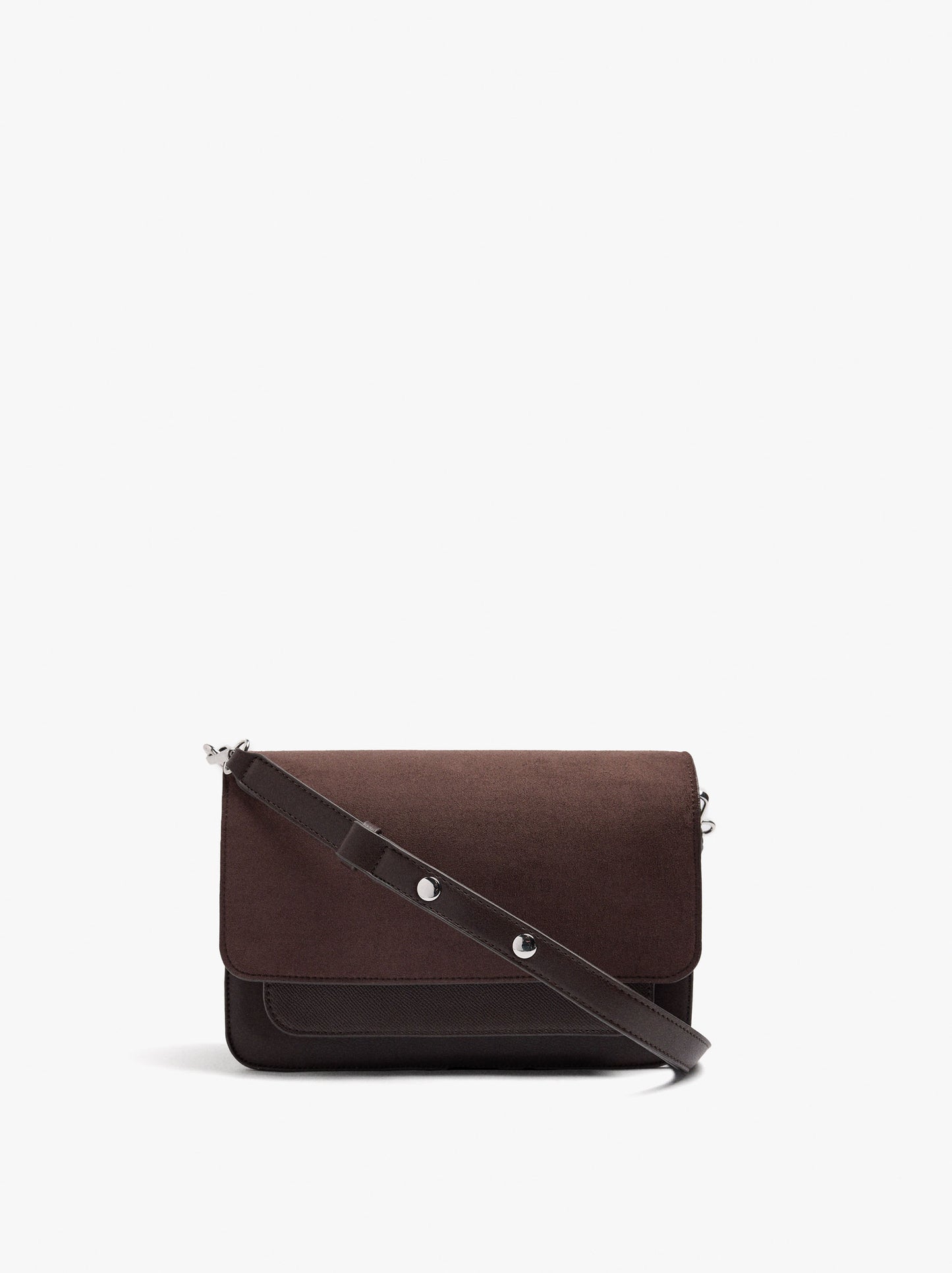 Crossbody Bag With Flap Soft Texture