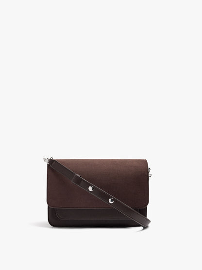 Crossbody Bag With Flap Soft Texture