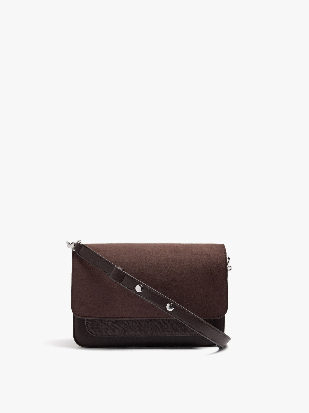 Crossbody Bag With Flap Soft Texture