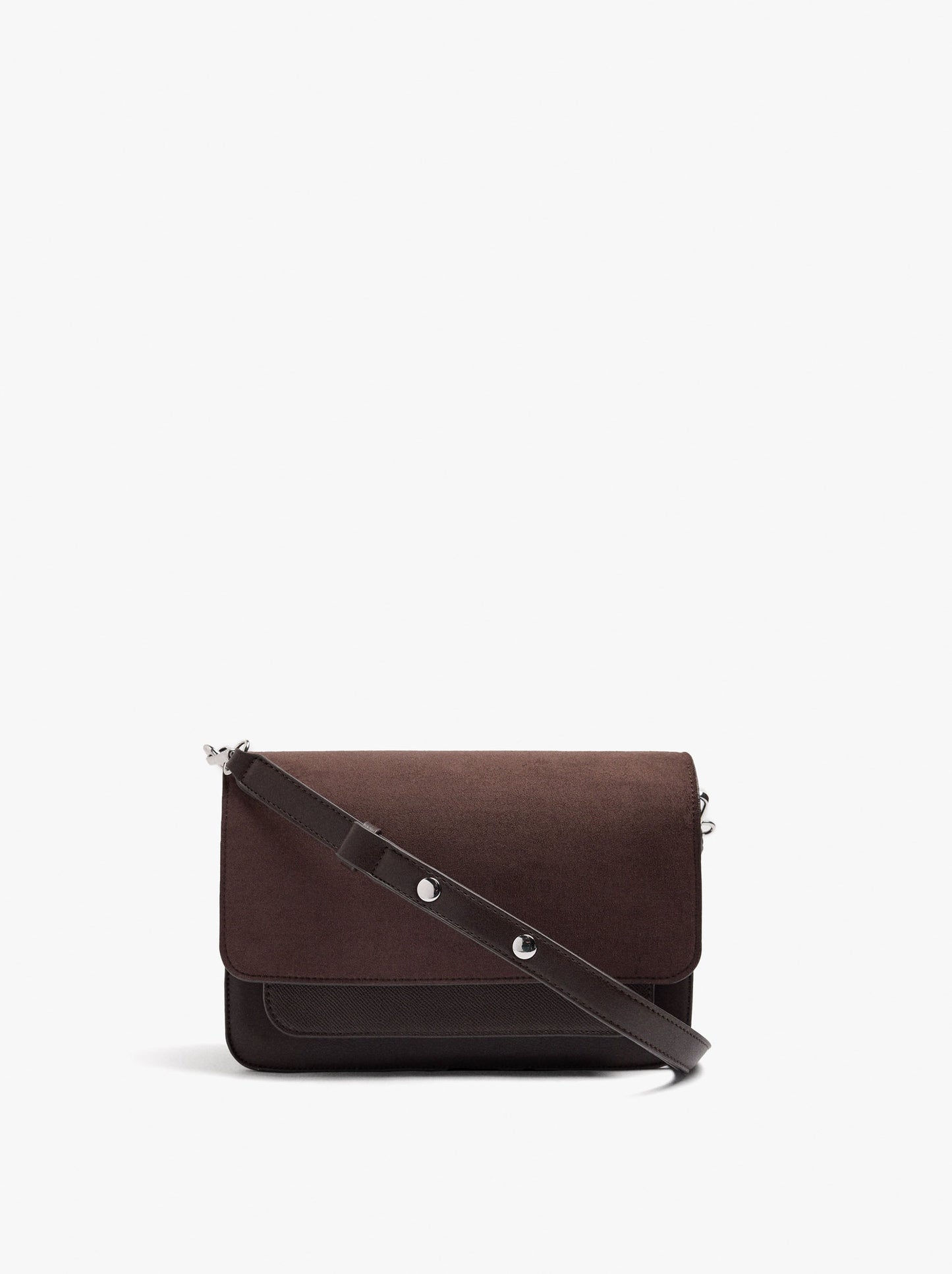 Crossbody Bag With Flap Soft Texture