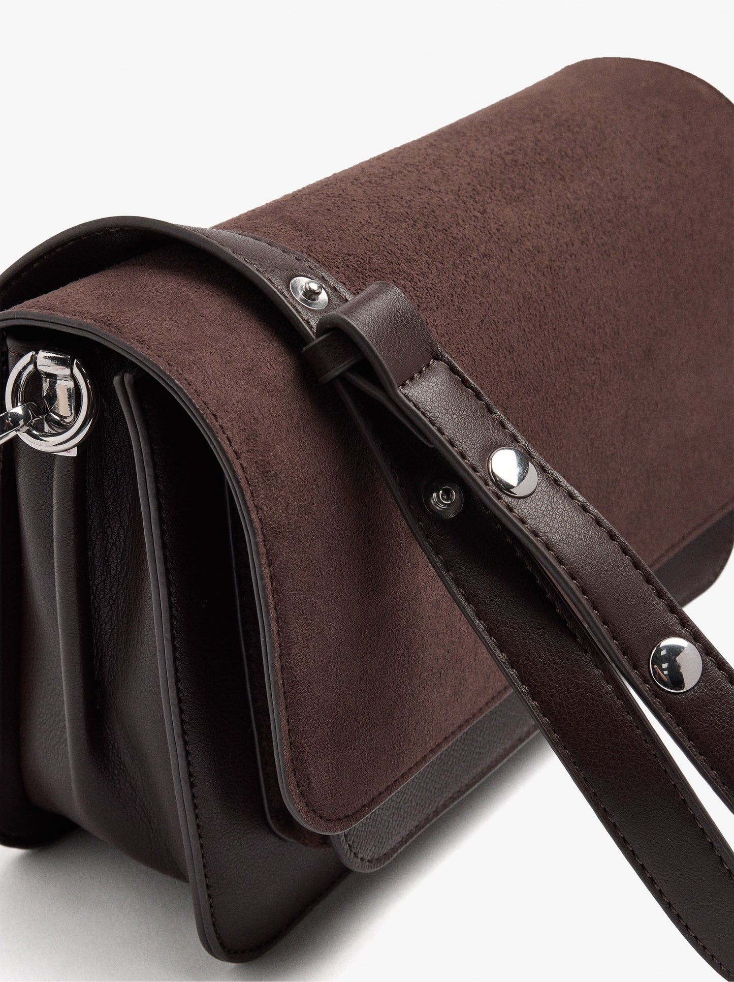 Crossbody Bag With Flap Soft Texture