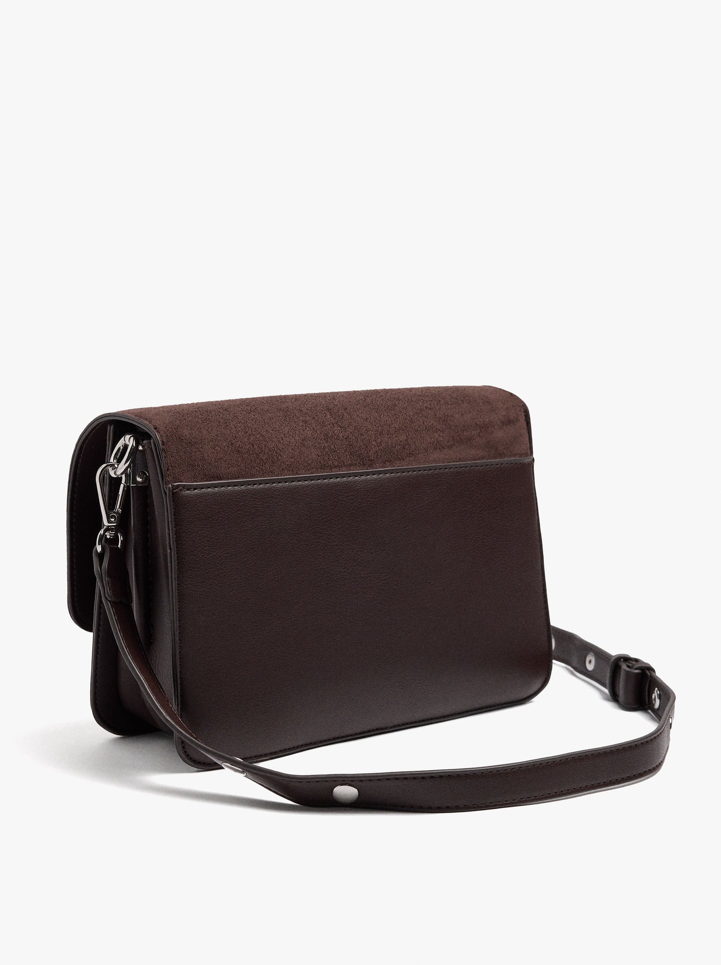 Crossbody Bag With Flap Soft Texture