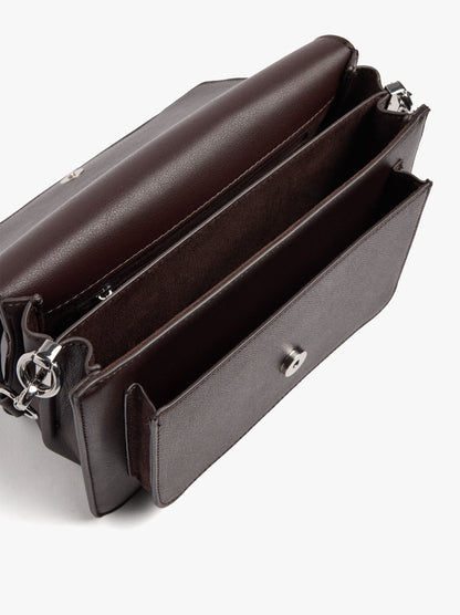 Crossbody Bag With Flap Soft Texture