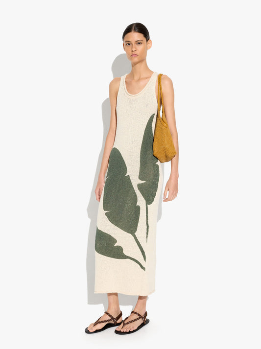 Knit Dress With Printed