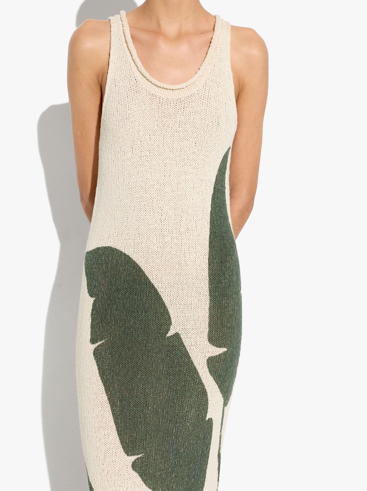 Knit Dress With Printed
