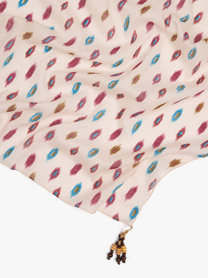 Printed Scarf With 100% Cotton