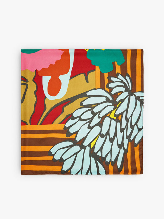 Printed Square Scarf