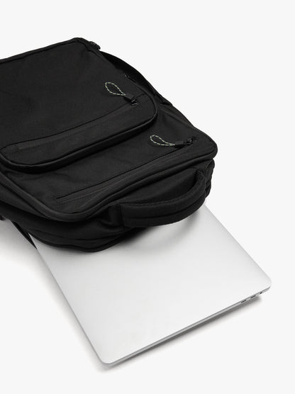 Extendable Nylon Cabin Backpack With Bottle Holder